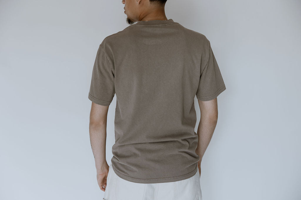 Faded Grey Short Sleeve T- Shirt